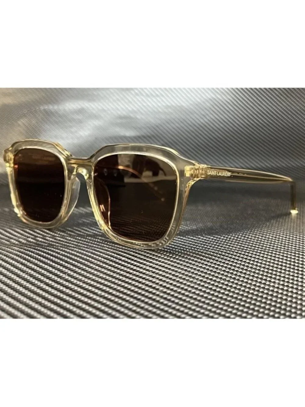 New Saint Laurent Men  Yellow Sunglasses  53- 20- 145